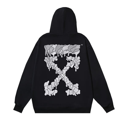 OFF Logo Print Hoodie