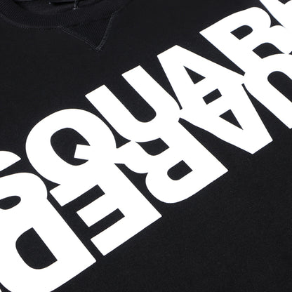 Dsquared2 Diagonal Logo Cotton Sweatshirt