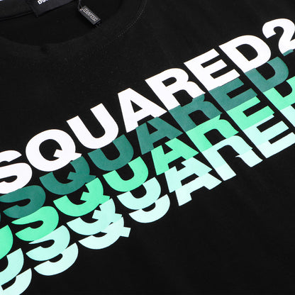 Dsquared2 Overlay Logo Cotton T-shirt