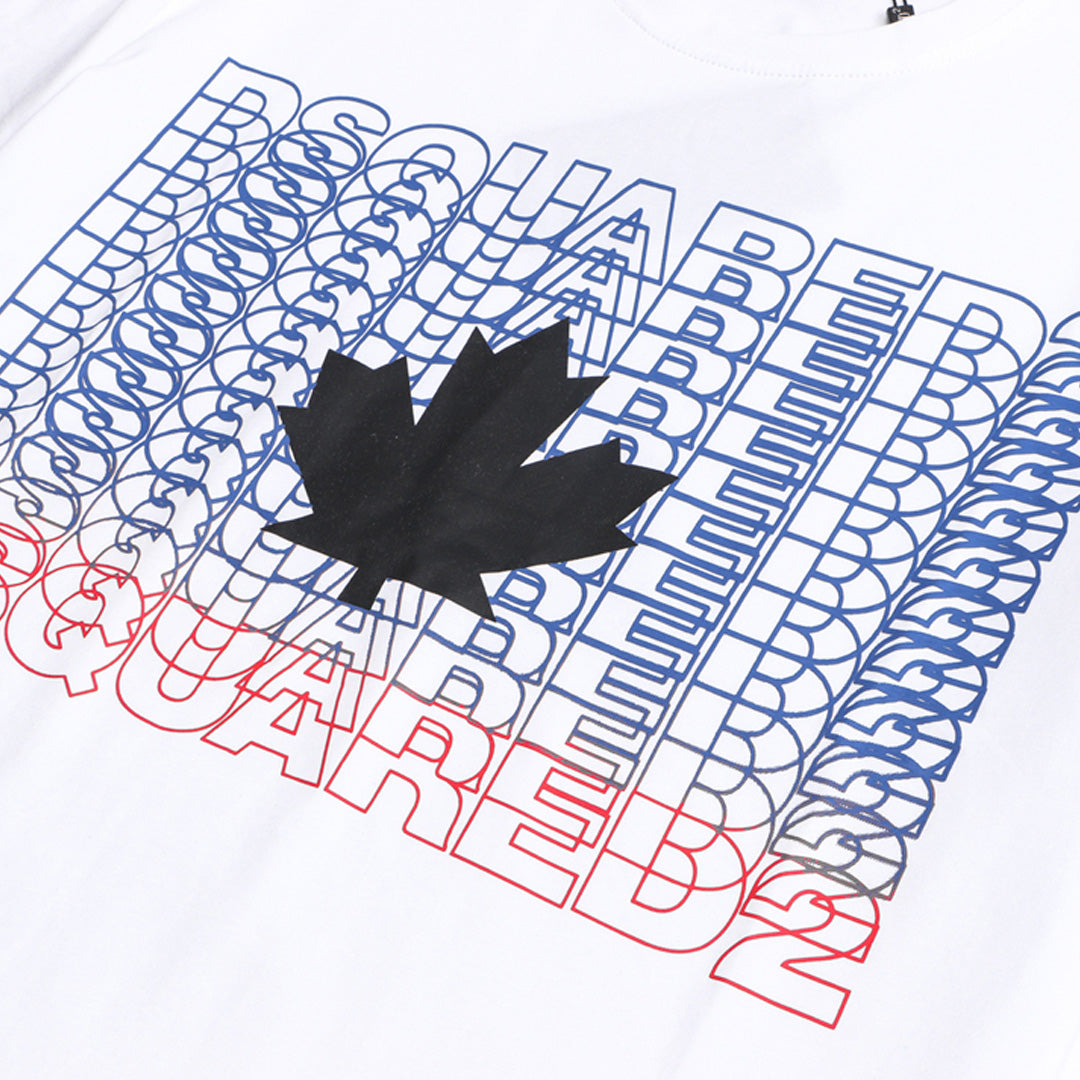 Dsquared2 Maple Leaf Logo Cotton T-shirt