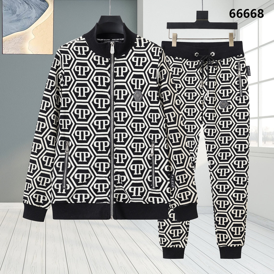 PP Skull Hoodie Jacket Suit