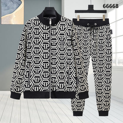 PP Skull Hoodie Jacket Suit