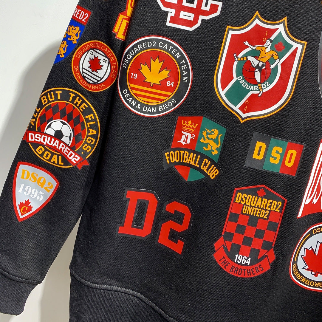 Dsquared2 Stamp Cotton Sweatshirt
