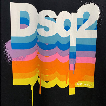 Dsquared2 Color Paint DSQ2 Cotton T-shirt
