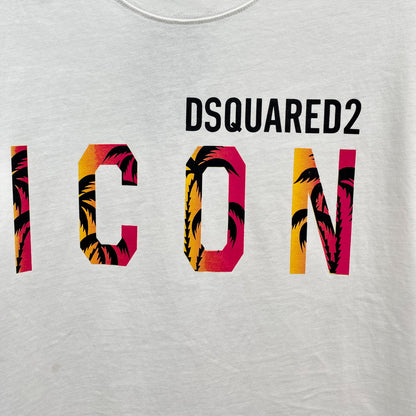 Dsquared2 Coconut Tree ICON Cotton T-shirt