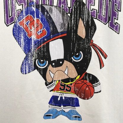 Dsquared2 Basketball Dog Cotton Sweatshirt