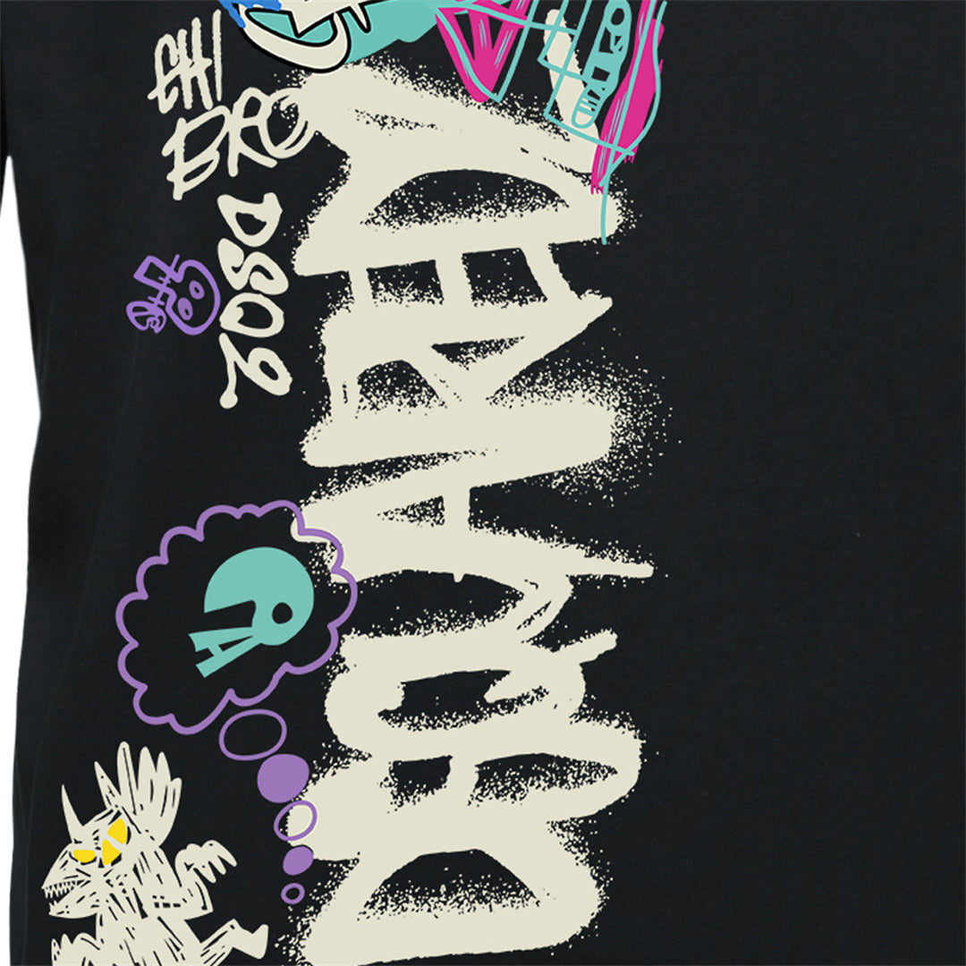 Dsquared2 Graffiti Logo Cotton Sweatshirt