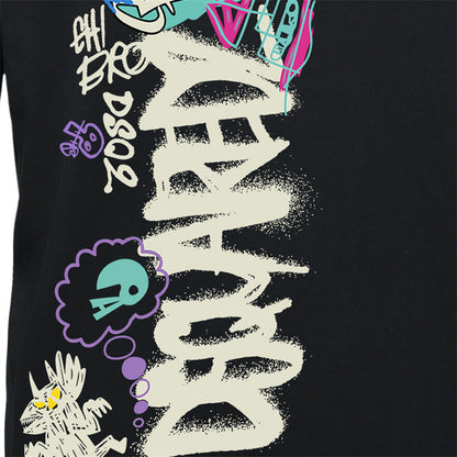 Dsquared2 Graffiti Logo Cotton Sweatshirt