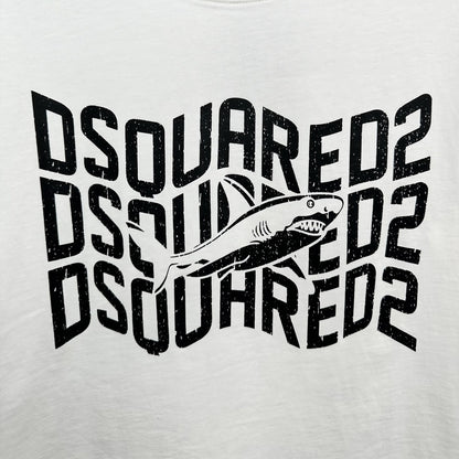 Dsquared2 Shark Logo Cotton T-shirt