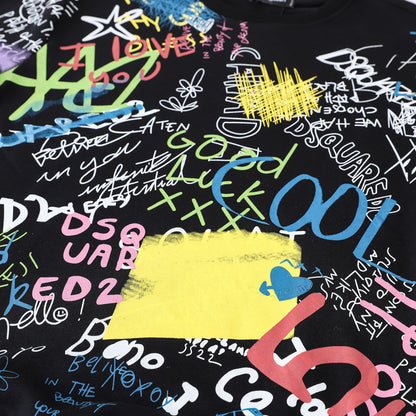 Dsquared2 Graffiti Cotton Sweatshirt