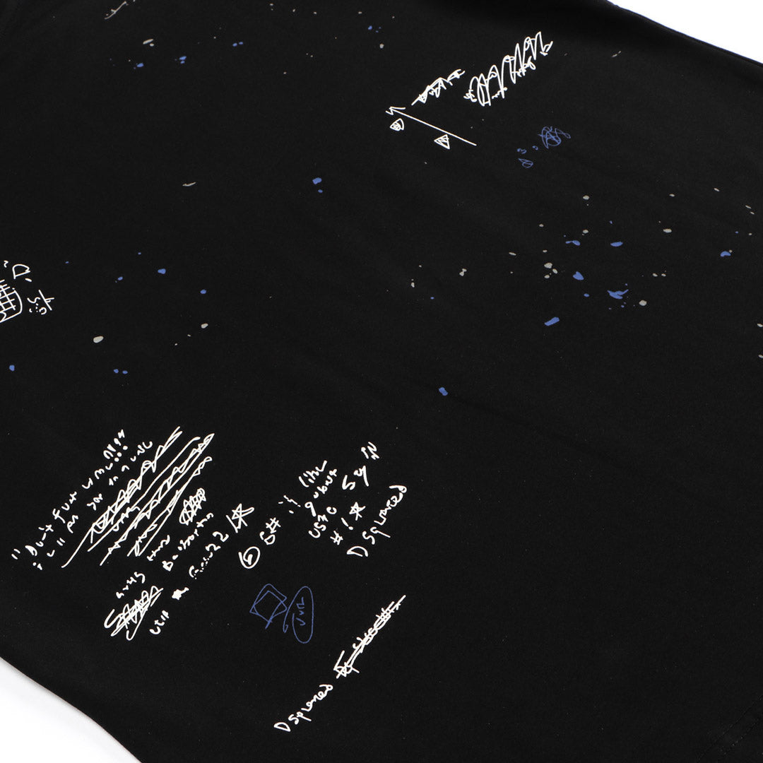 Dsquared2 Poster Graffiti Cotton T-shirt