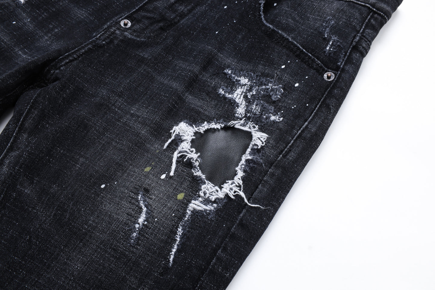 DSQ2 Jeans Black Ripped