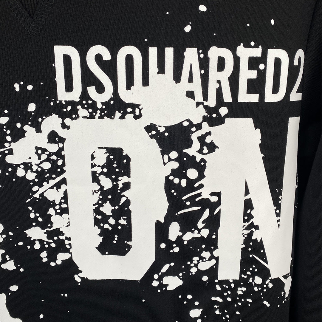 Dsquared2 Paint ICON Cotton Sweatshirt