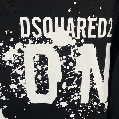 Dsquared2 Paint ICON Cotton Sweatshirt