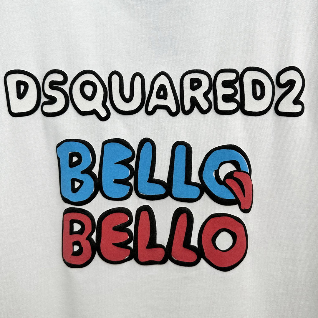 Dsquared2 Bello Print Cotton T-shirt