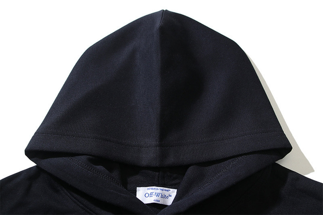 OFF Logo Print Hoodie