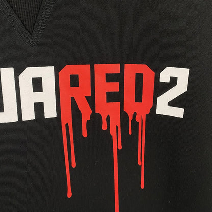 Dsquared2 Blood Logo Cotton Sweatshirt