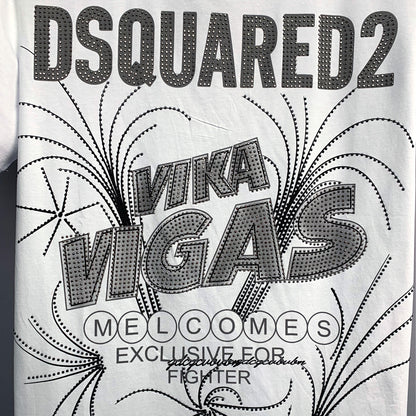 Dsquared2 Vigas Crystal Cotton T-shirt