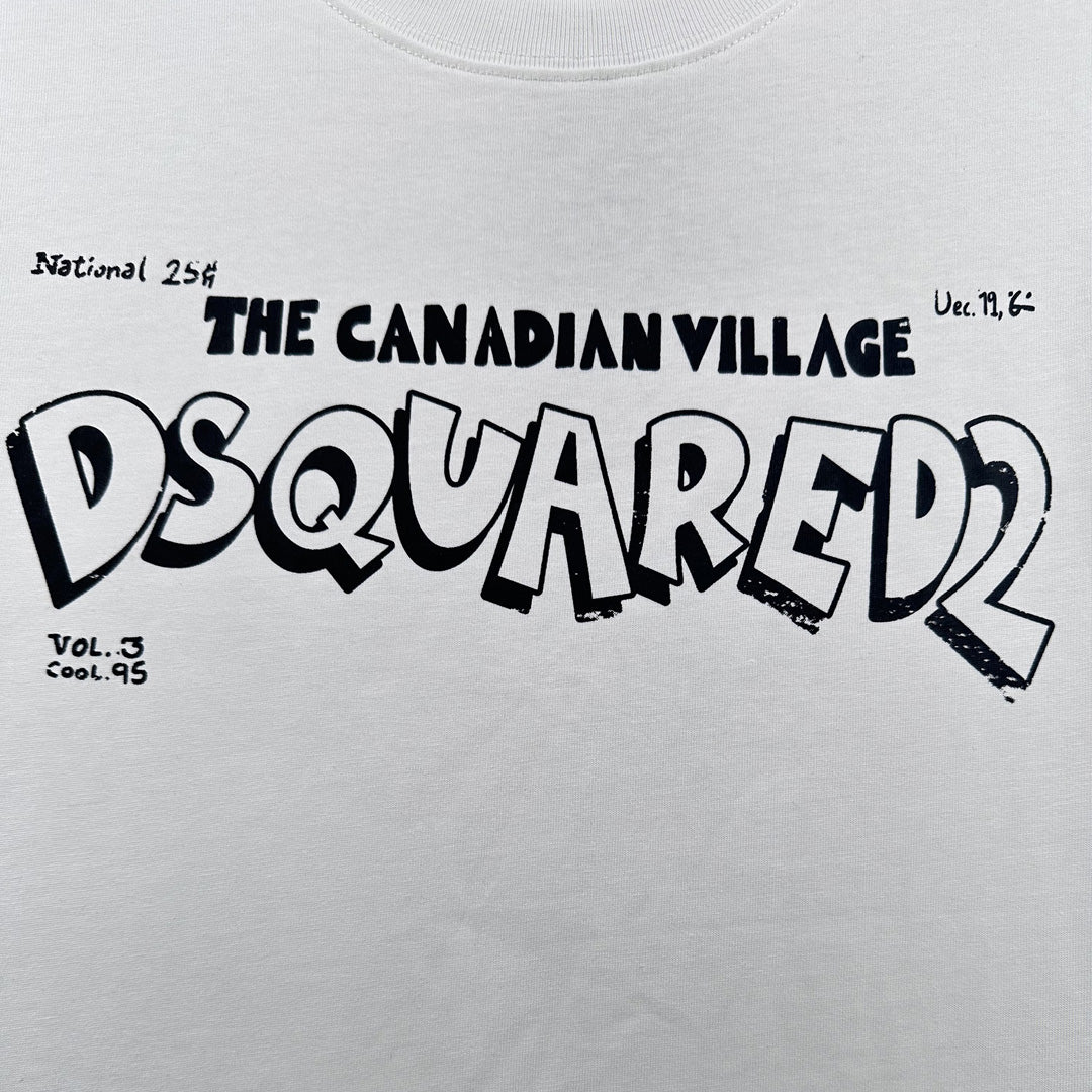 Dsquared2 Logo Print Cotton T-shirt