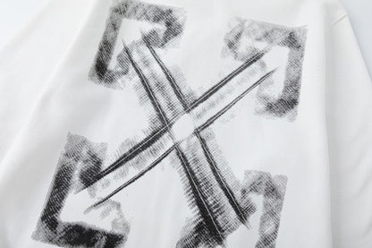 OFF Logo Print Hoodie