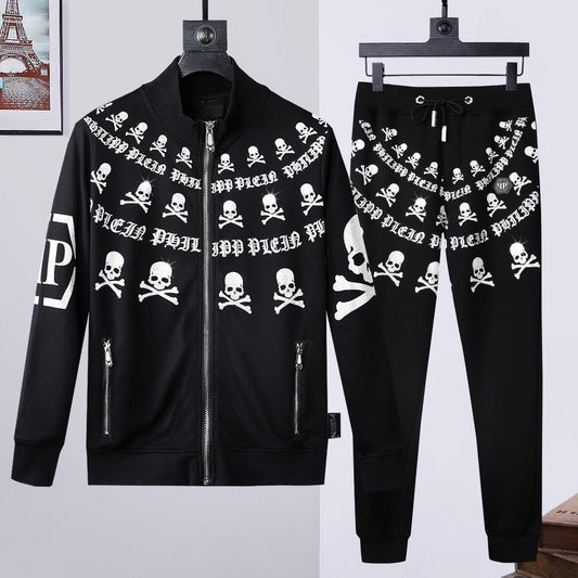 PP Skull Hoodie Jacket Suit