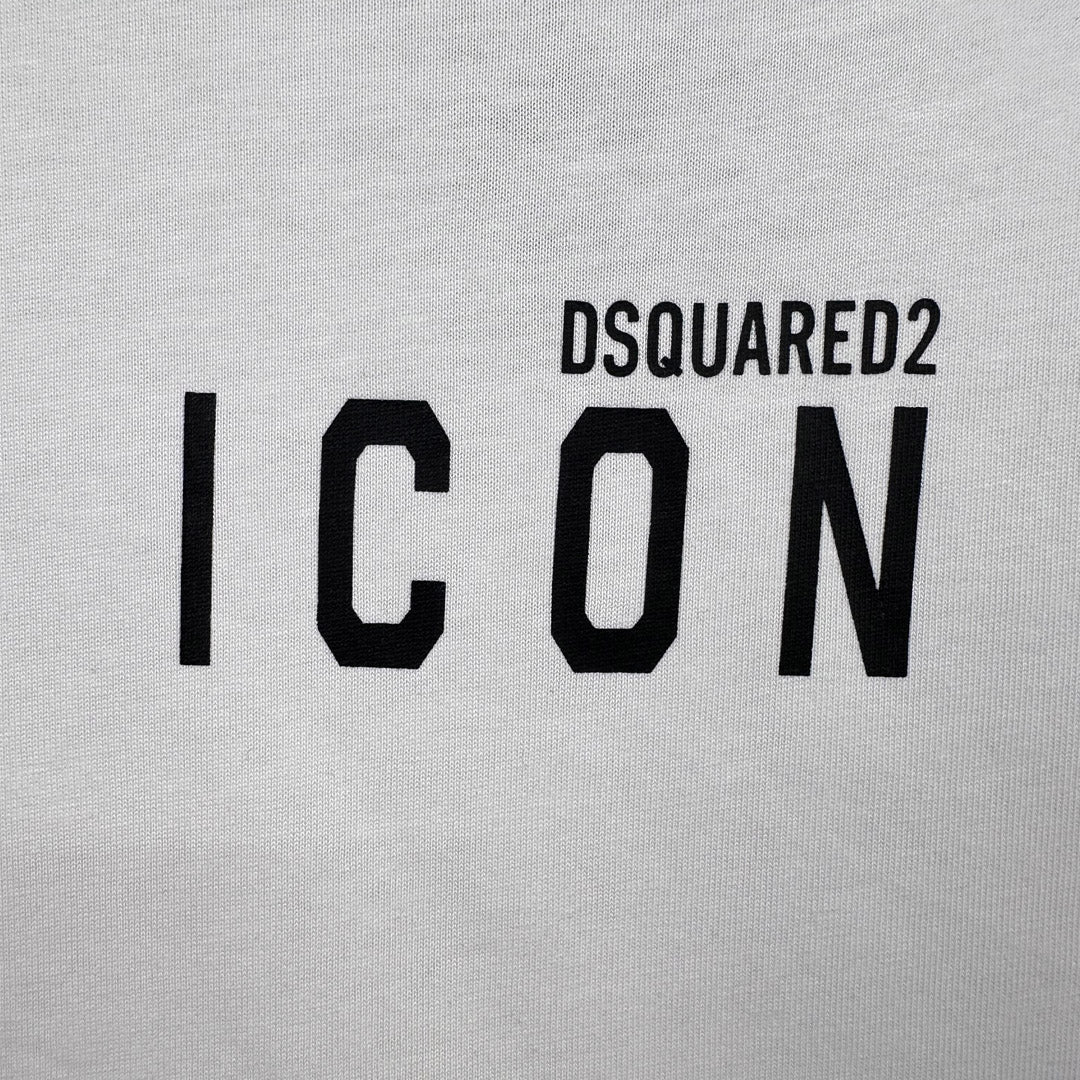 Dsquared2 ICON Shoulder Strap Cotton T-shirt