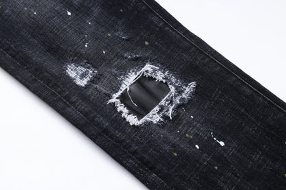 DSQ2 Jeans Black Ripped