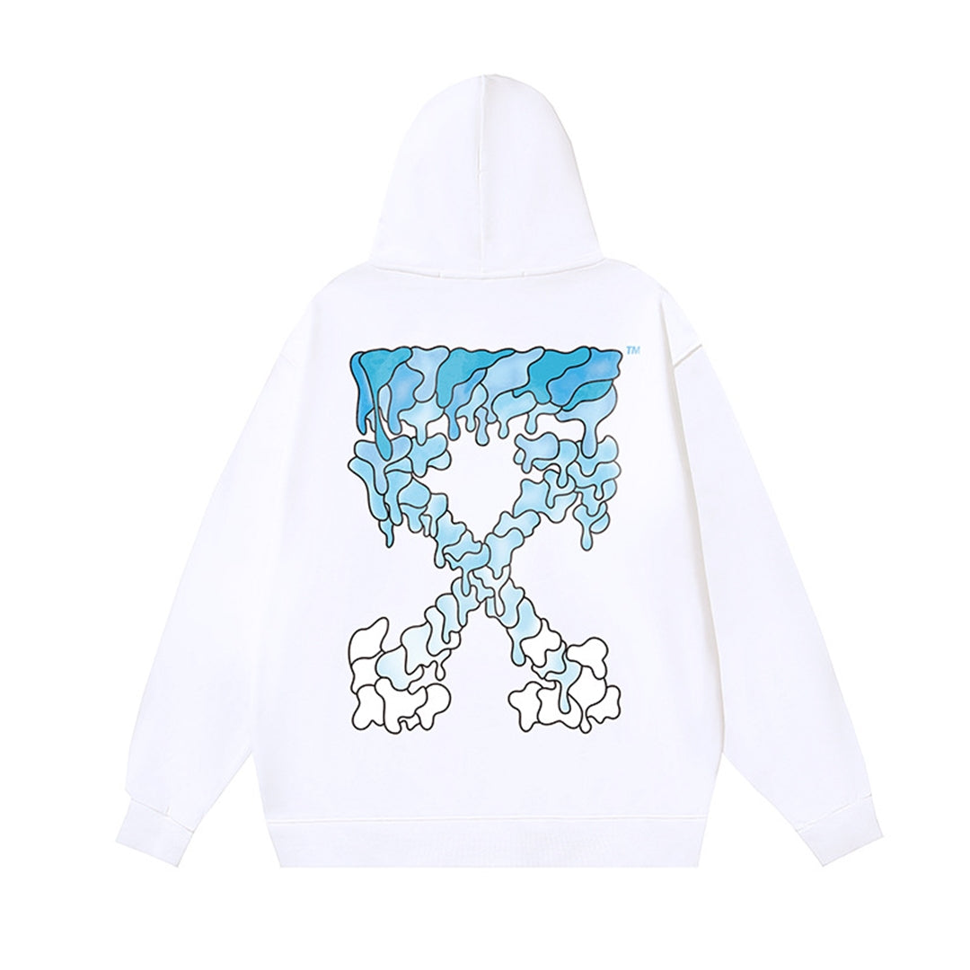 OFF Logo Print Hoodie