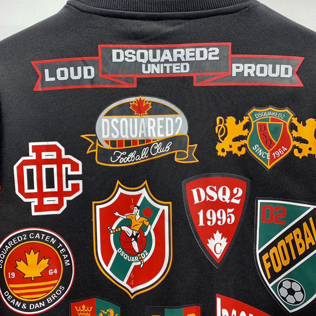 Dsquared2 Stamp Cotton Sweatshirt
