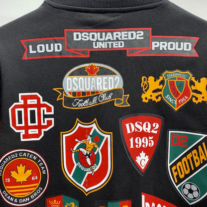 Dsquared2 Stamp Cotton Sweatshirt