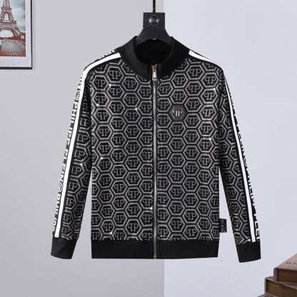 PP Skull Hoodie Jacket Suit