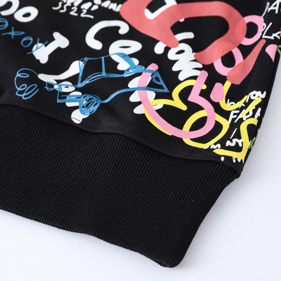 Dsquared2 Graffiti Cotton Sweatshirt