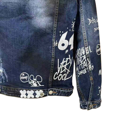Dsquared2 Graffiti Denim Jacket