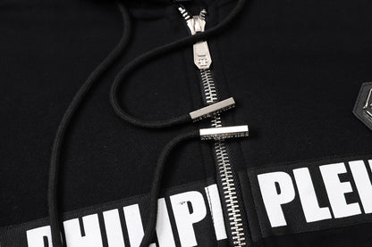 PP Logo Hoodie Jacket Suit