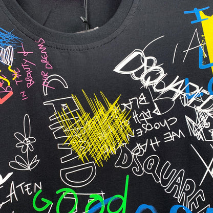 Dsquared2 Graffiti Cotton T-shirt