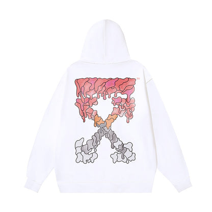 OFF Logo Print Hoodie