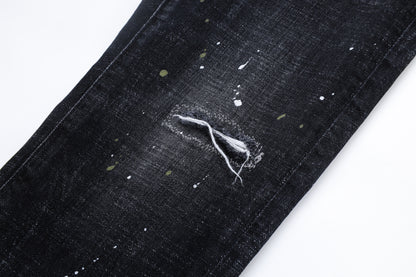 DSQ2 Jeans Black Ripped