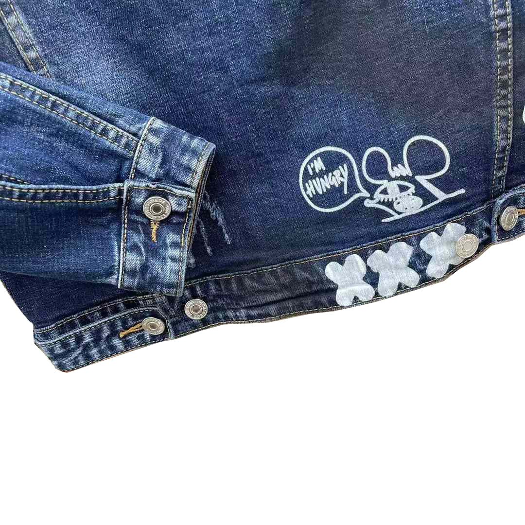 Dsquared2 Graffiti Denim Jacket