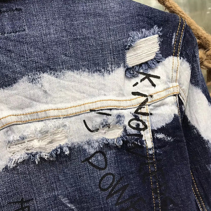 Dsquared2 Graffiti Denim Jacket