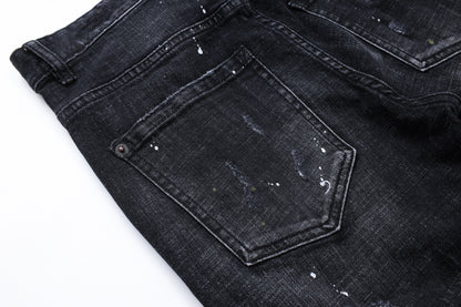 DSQ2 Jeans Black Ripped
