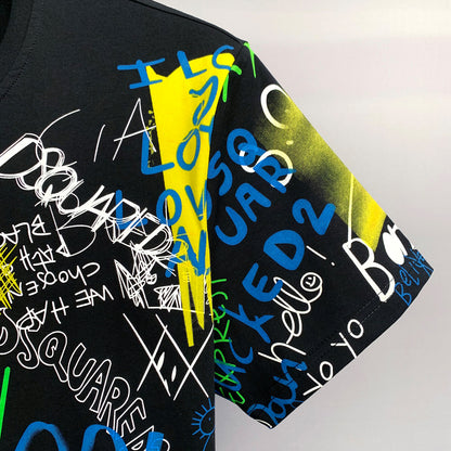 Dsquared2 Graffiti Cotton T-shirt