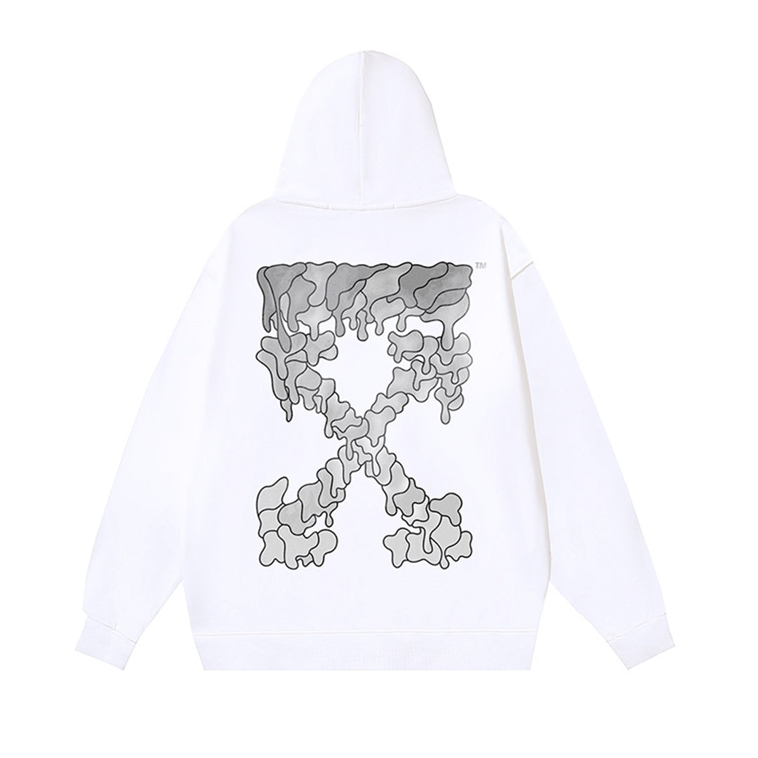 OFF Logo Print Hoodie