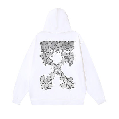 OFF Logo Print Hoodie