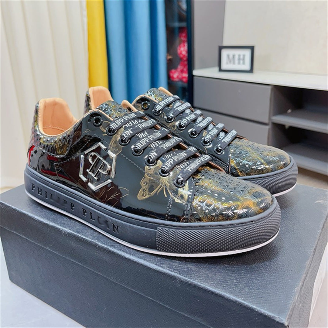 PP Casual Fashion Skull Sneakers
