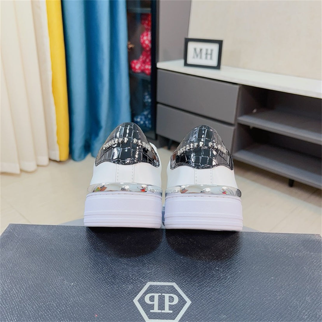 PP Casual Fashion Skull Sneakers