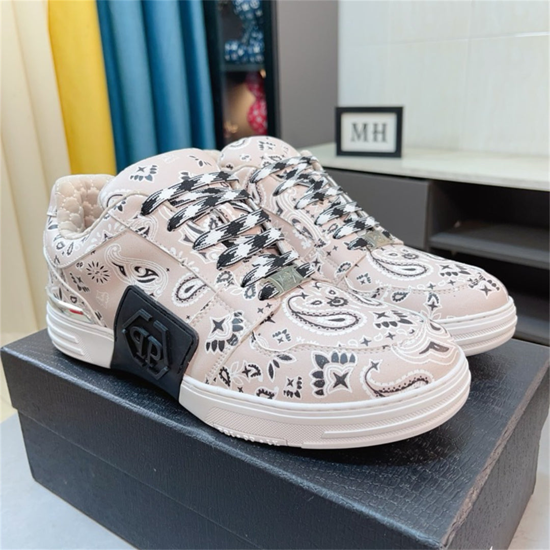 PP Casual Fashion Skull Sneakers