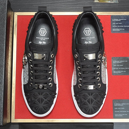 PP Casual Fashion Skull Sneakers