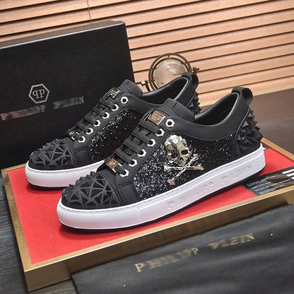 PP Casual Fashion Skull Sneakers