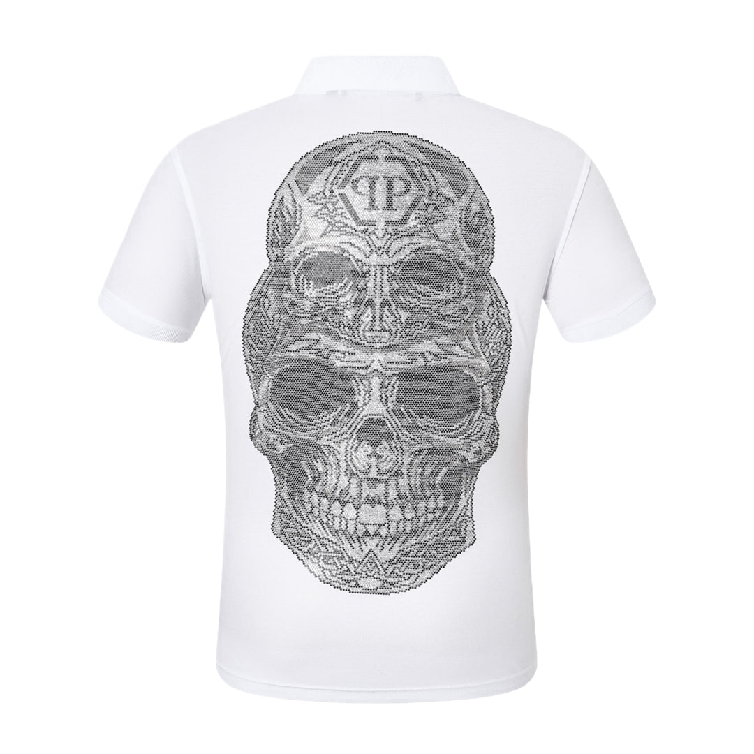 PP Polo shirt Crystal Skull