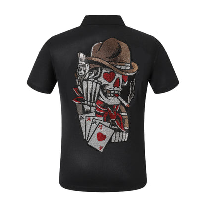 PP Polo shirt Crystal Skull